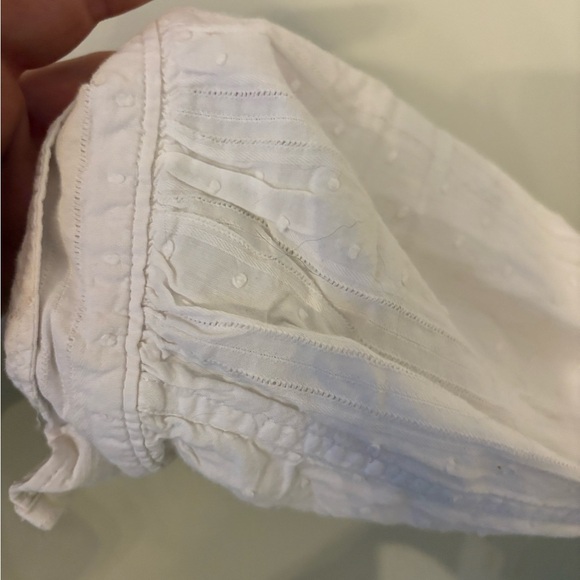 GAP Optic White Tab Henley Long sleeved Blouse Women’s XL - Picture 4 of 14